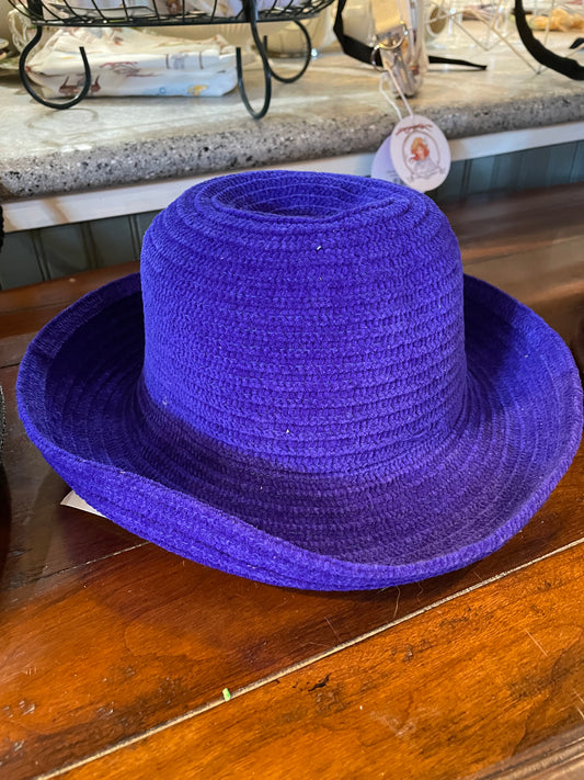 Royal Blue Felt Hat