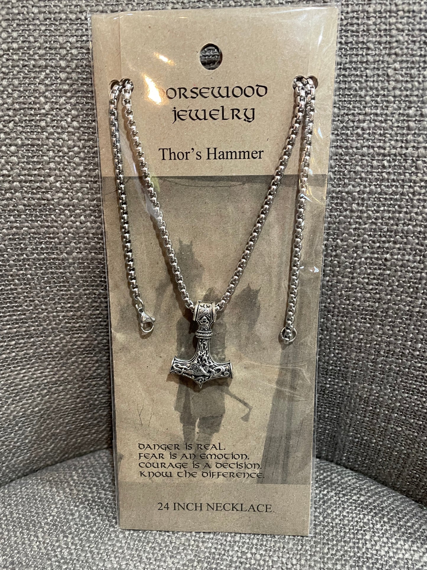 Thor's Hammer W/ Heavy Chain $35