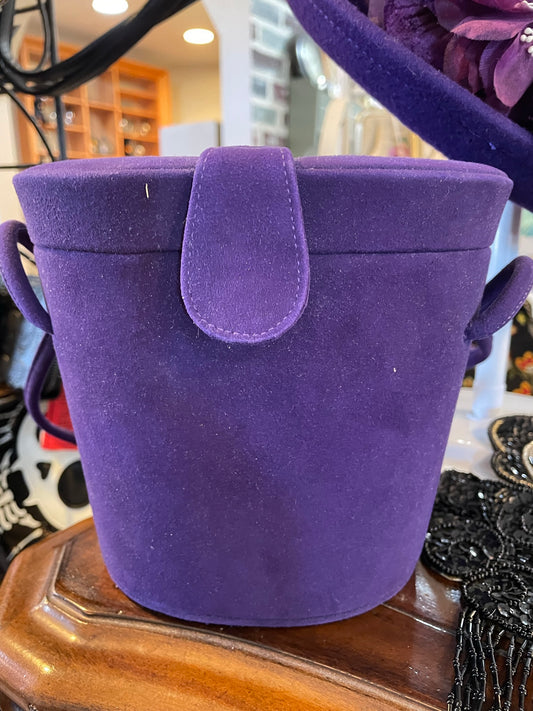 Purple Vintage Bucket Bag