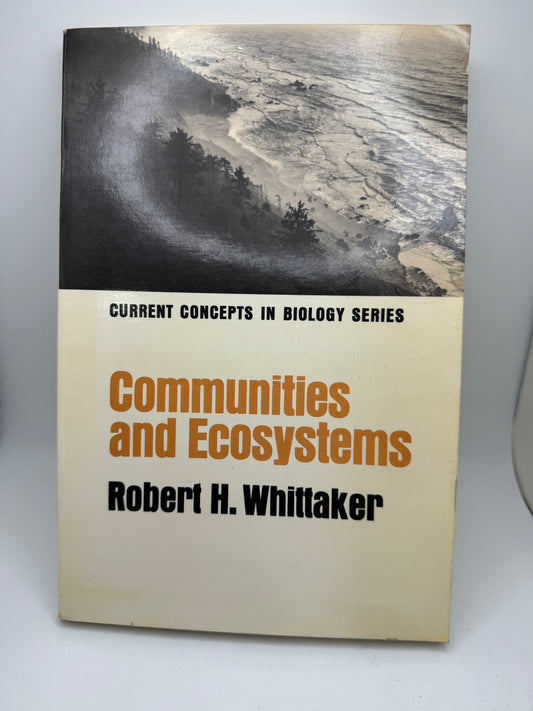 Current concepts in biology series communities and ecosystems product
