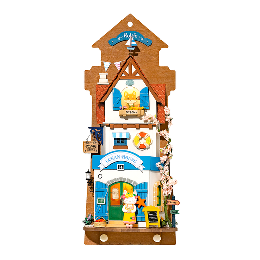 DS022, DIY Miniature Wall Hanging Kit: Island Dream Villa