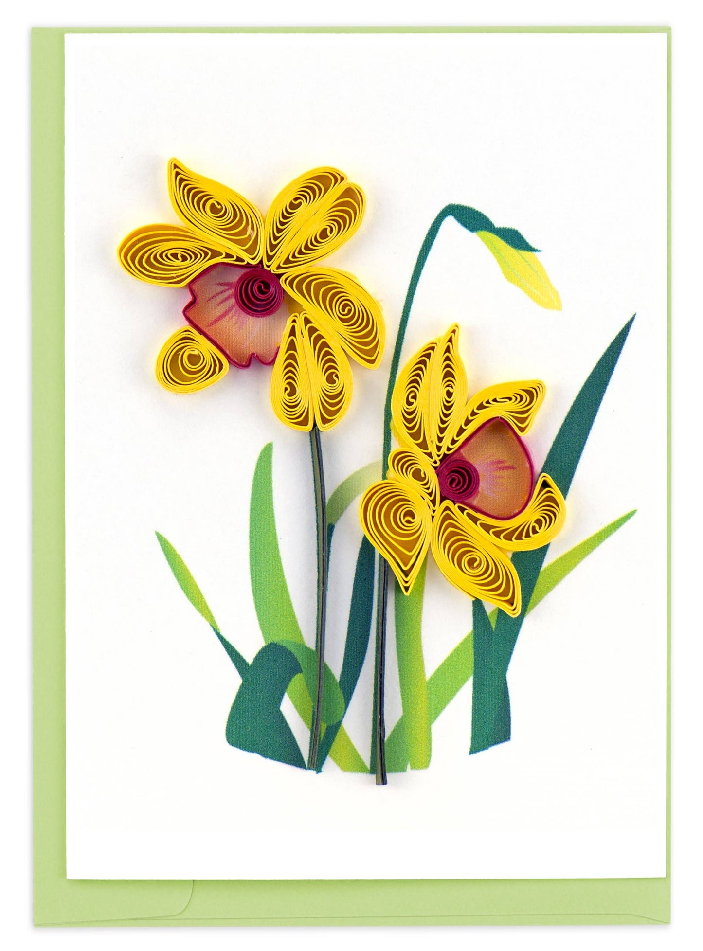 Daffodil Gift Enclosure Mini Card