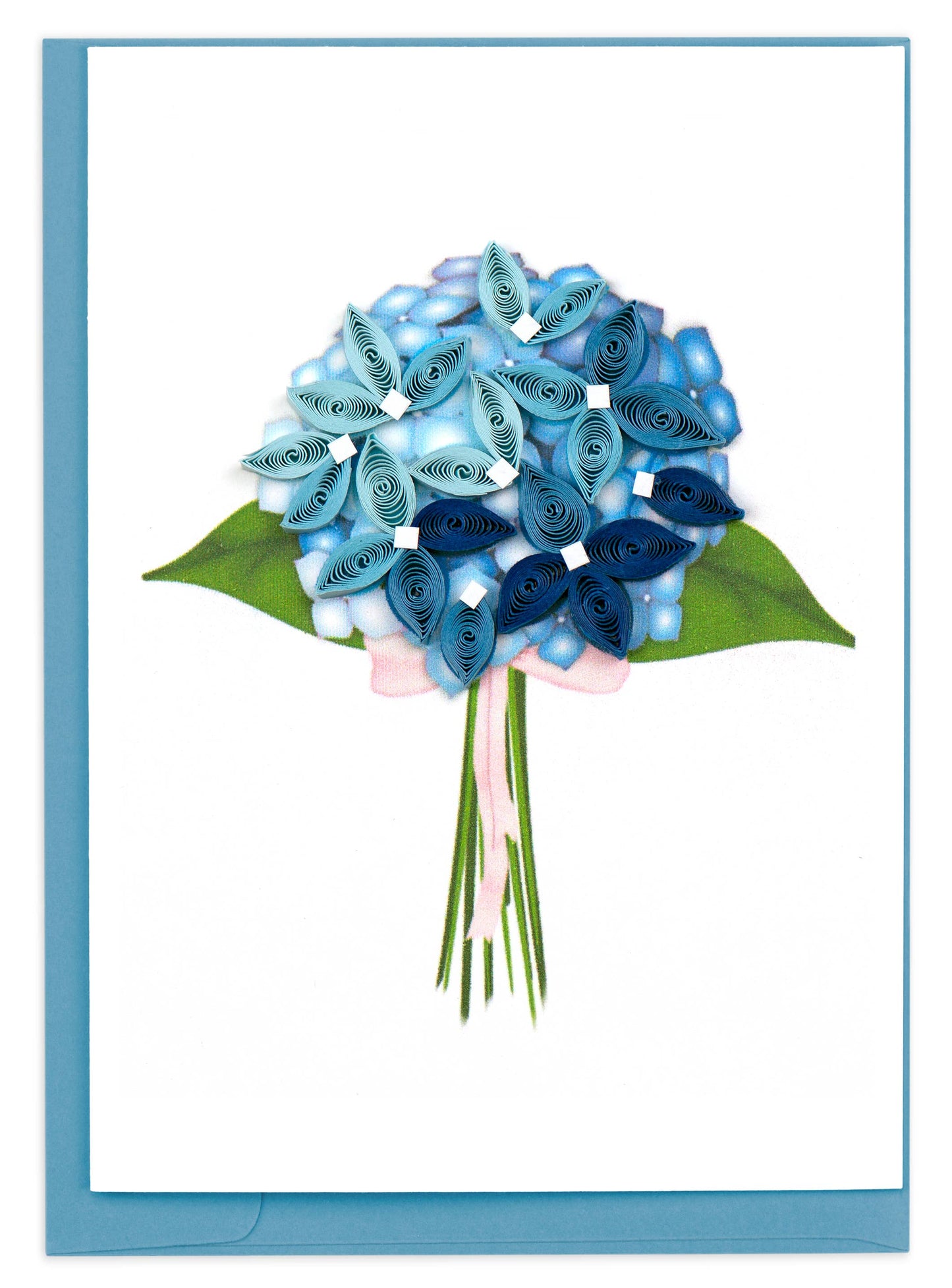 Blue Hydrangea Gift Enclosure Mini Card