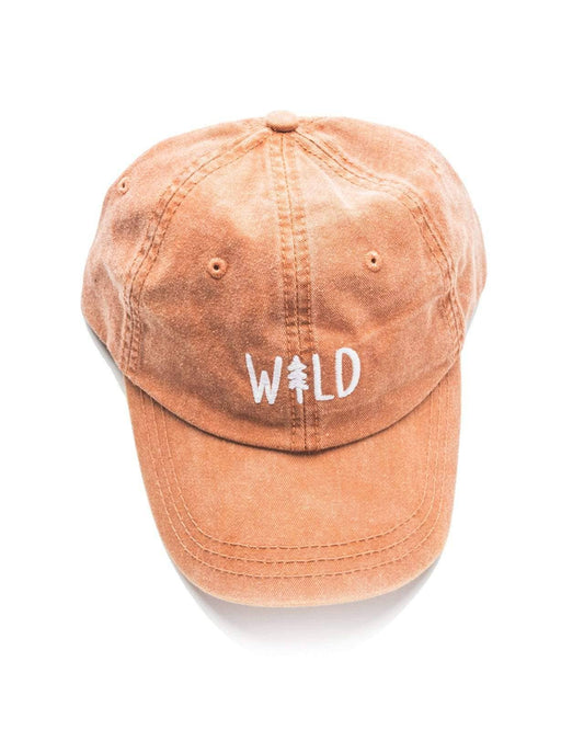 Wild Pine Dad Hat | Sunset Orange