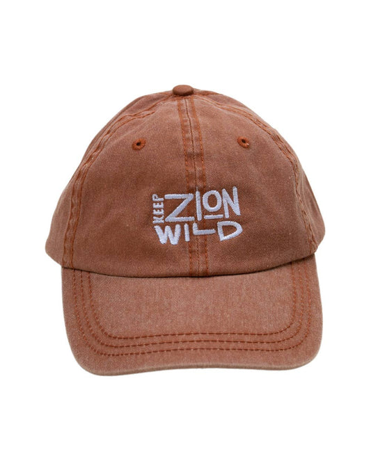Keep Zion Wild Dad Hat | Sunset Orange