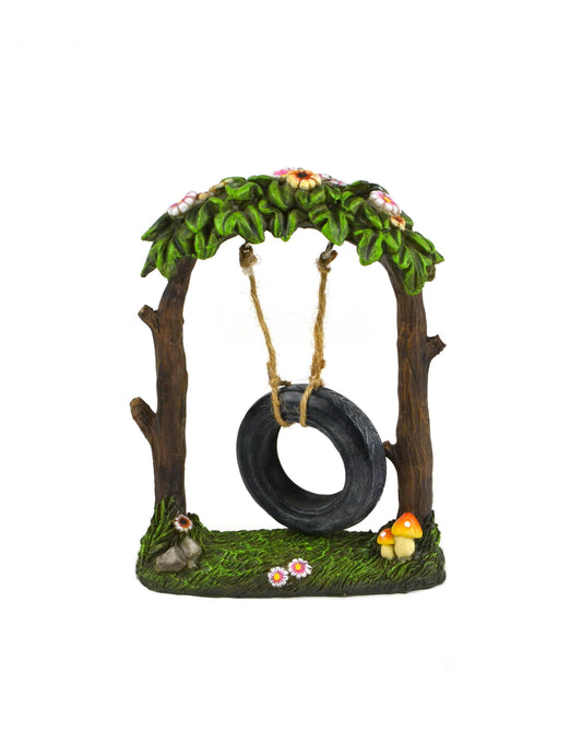 Touch of Nature Miniature Garden 6" Tree Branch Tire Swing