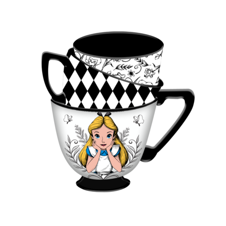 Alice in Wonderland Ceramic 3D Sculpted Mug