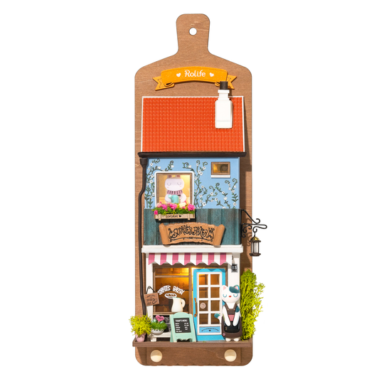 DS019, DIY Miniature Wall Hanging Kit: Aroma Toast Lab