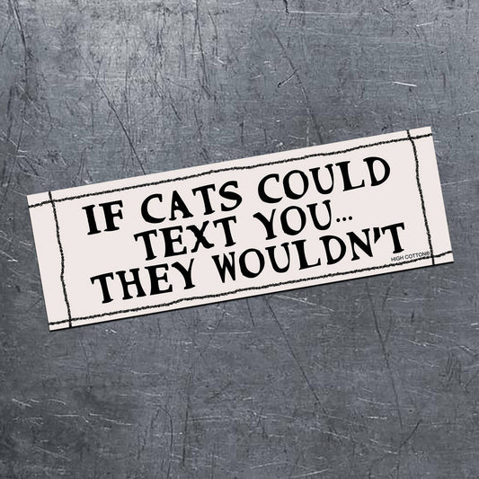 If Cats Could Text Magnet