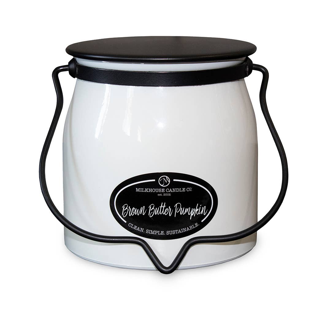 Butter Jar 16 oz: Brown Butter Pumpkin