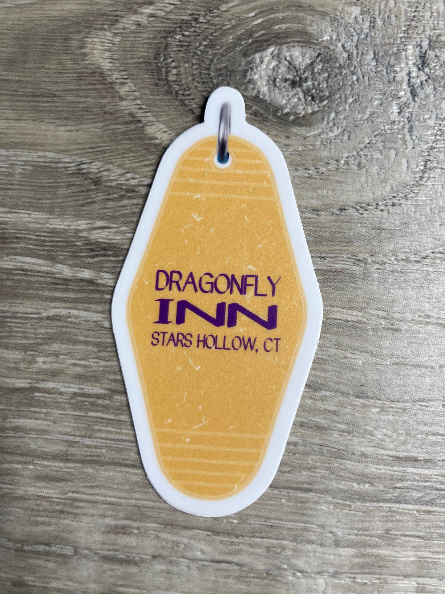 Dragonfly Inn Key Fob Sticker