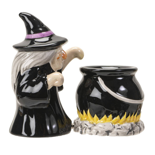 15267 Witch and Cauldron Salt and Pepper Shaker Set C/48