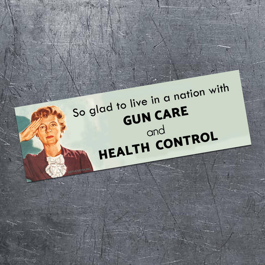 Gun Care And Health Control Magnet