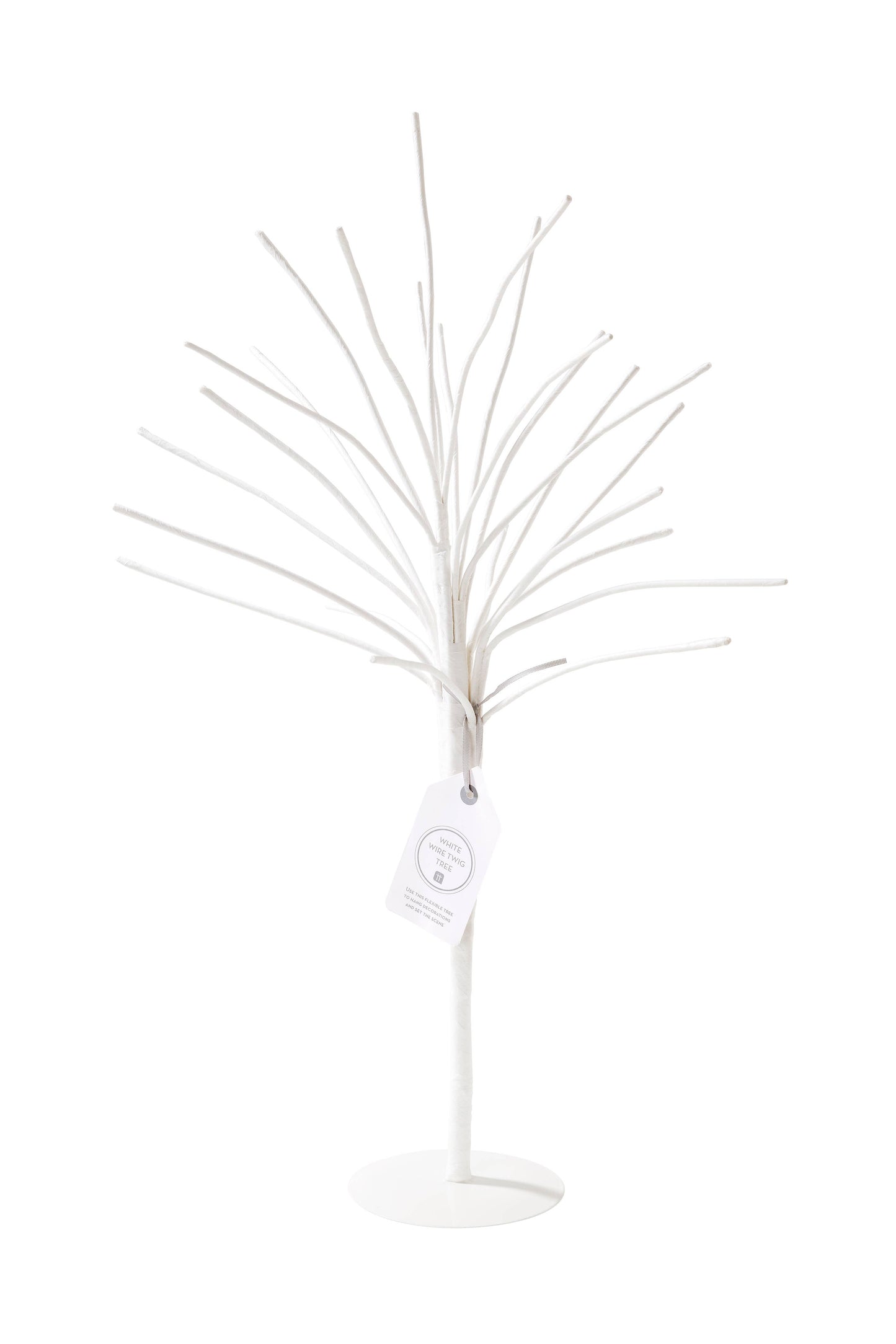 White Wire Easter Tree Decoration